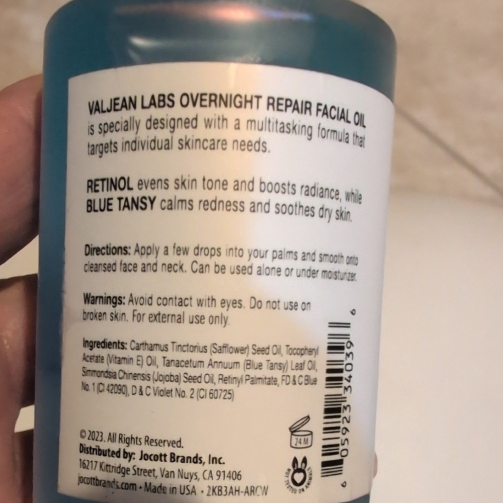 Overnight Repair Facial Oil - Blue - Picture 3 of 4